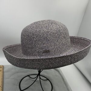 Betmar New York Braided Straw Type Summer Beach Packable Sun Hat OS-RN29219